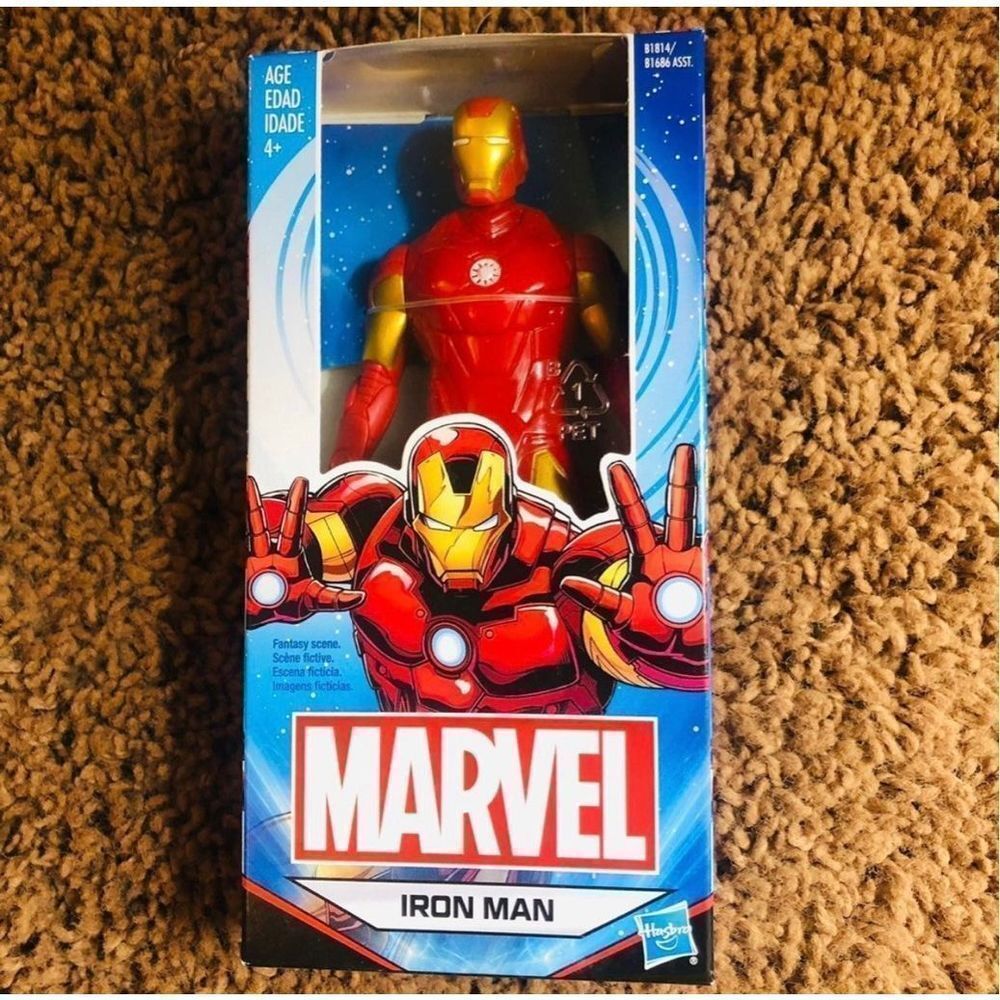 Brand New Hasbro Marvel Iron Man Toy Action Figure 6 inches For kids (Kids toy)